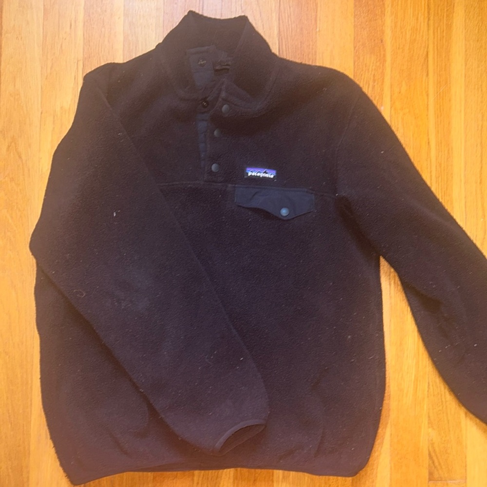 Patagonia Fleece Black womens M